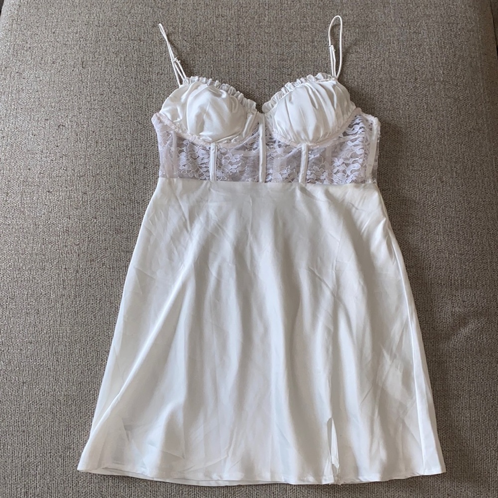 White slip dress!
